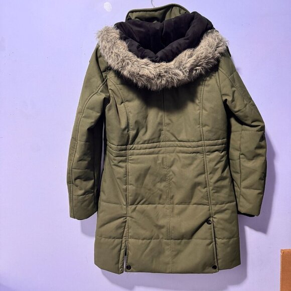 Windriver Tmax heavy winter coat Woman's size large long insulated forest green - Picture 3 of 7